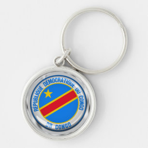 Porte-clés Emblème Rond Congo