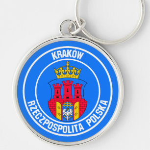 Porte-clés Emblème rond de Cracovie
