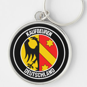 Porte-clés Emblème rond de Kaufbeuren