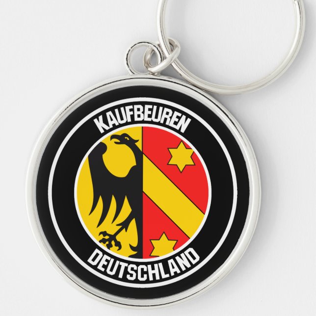 Porte-clés Emblème rond de Kaufbeuren (Devant)