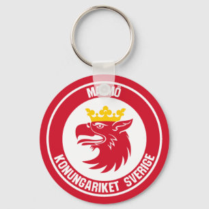 Porte-clés Emblème rond de Malmö