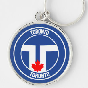 Porte-clés Emblème rond de Toronto