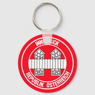 Porte-clés Emblème rond d'Innsbruck