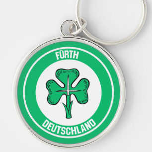 Porte-clés Emblème rond du Fürth