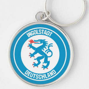 Porte-clés Emblème rond Ingolstadt