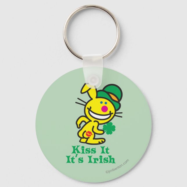 Porte-clés Embrasse-le (Recto)