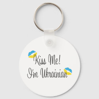 Porte-clés Embrasse-Moi ! Je suis ukrainien