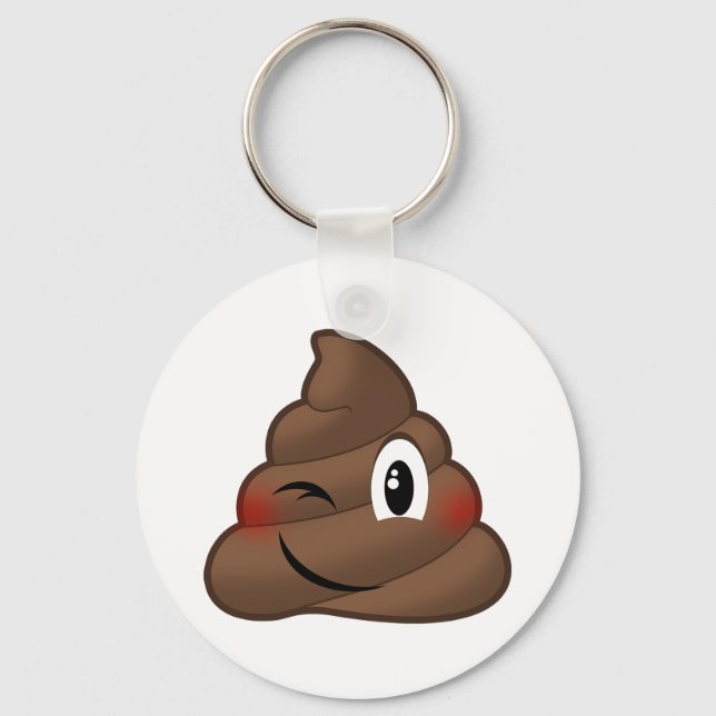 Porte-clés Emoji Poop (Recto)