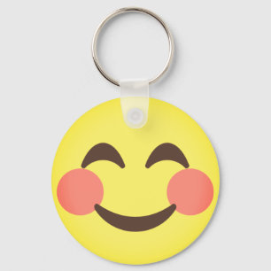 Porte-clés Emoji souriant mignon