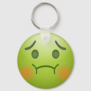 Porte-clés Emoji vert