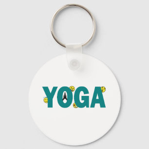 Porte-clés Emoji Yoga