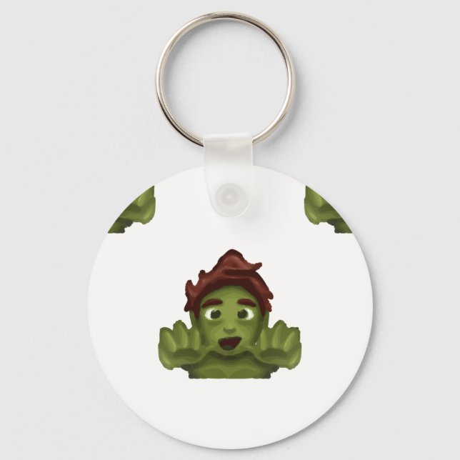 Porte-clés emoji zombie (Recto)