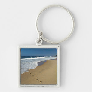 Porte-clés Empreintes sur la plage, Mabibi, Thongaland
