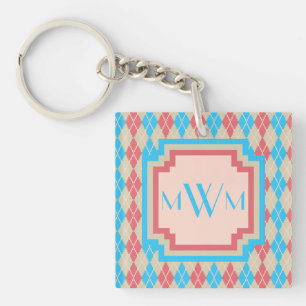 Porte-clés en acrylique Argyle à la plage