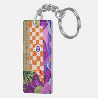 Porte-clés en acrylique Home Sweet Home