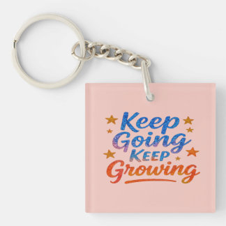 Porte-clés en acrylique motivant pour femmes