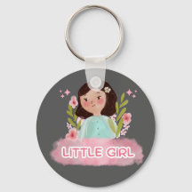 Porte-clés en aluminium pour filles
