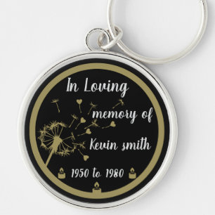 Porte-clés En amour Anniversaire de la mort de mémoire