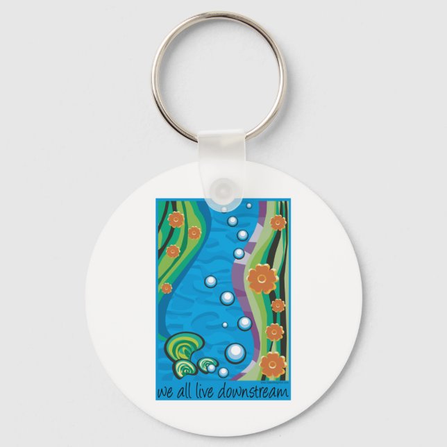 Porte-clés En aval (Recto)