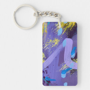 Porte-clés en design Étoile scintillante