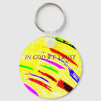 Porte-clés "En Dieu nous croyons" / couleur