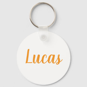 Porte-clés en métal nom Lucas