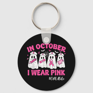 Porte-clés En Octobre Je Porte Pink Cma Vie Cancer Du Sein Aw