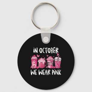 Porte-clés En Octobre Nous Portons Rose Halloween Cancer Du S