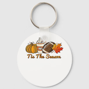 Porte-clés En Saison Thanksgiving Leaf Spice Football Fa