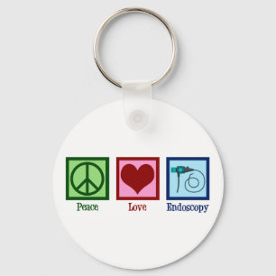 Porte-clés Endoscopie Peace Love