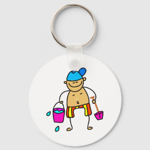 Porte-clés Enfant de plage