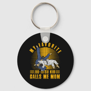 Porte-clés Enfant favori de Jiu-Jitsu brésilien appelle Maman