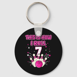 Porte-clés Enfants 7 ans Voici comment je roule 7e Bowling Gi