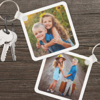 Enfants à double face personnalisés deux photos