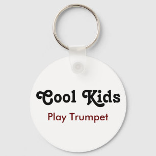 Porte-clés Enfants cool Jouer T-shirt Trumpet