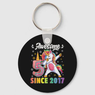 Porte-clés Enfants fantastique dabbing unicorne anniversaire 