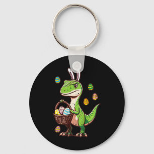 Porte-clés Enfants Pâques Dinosaure Trex Œuf Chasse Garçons E