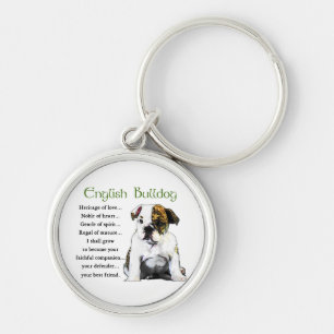 Porte-clés English Bulldog Puppy Heritage of Love