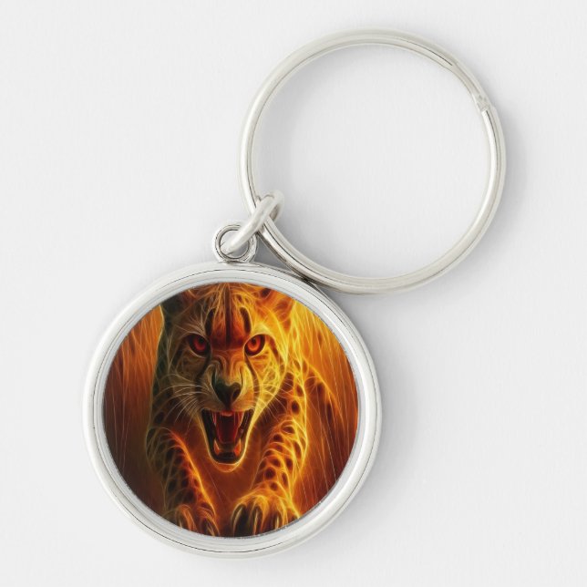 Porte-clés Enraged Cheetah Keychain (Devant)
