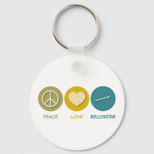 Porte-clés Enregistreur Peace Love