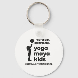Porte-clés Enseignant certifié Yoga Maya Kids, Uni-adulte, Éd