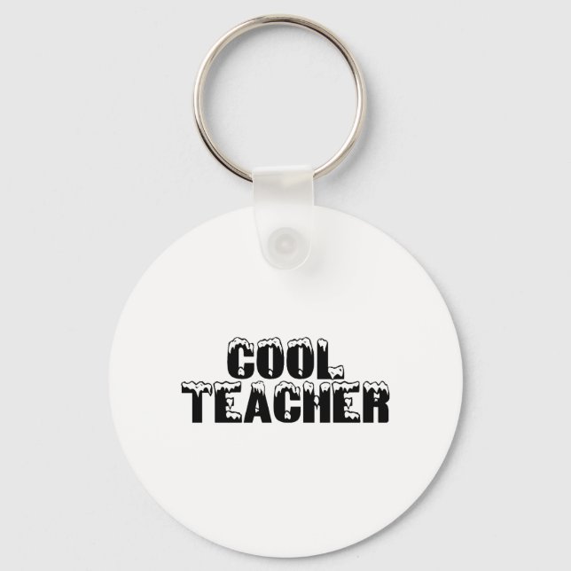 Porte-clés Enseignant cool (Recto)