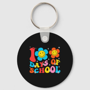 Porte-clés Enseignant Enfants Retro Super 100 Jours Joyeux 10