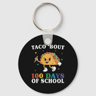 Porte-clés Enseignant super 100ème Jour Taco Bout 100 Jours D