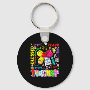 Porte-clés Enseigner Amour Inspirer Enseignant Enfants Crayon