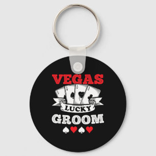 Porte-clés Enterrement de vie de garçon à Vegas Marié à Vegas
