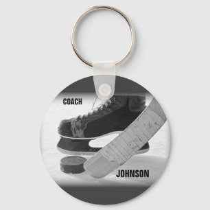Porte-clés Entraîneur de hockey sur glace Merci