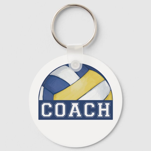 Porte-clés Entraîneur de volley-ball (Recto)
