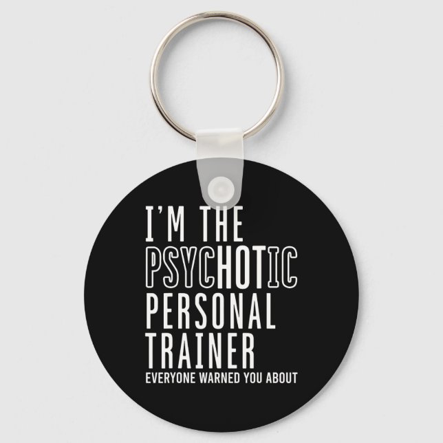 Porte-clés Entraîneur personnel Formation physique Inst (Recto)