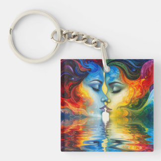 Porte-clés Entre miroir et mémoire